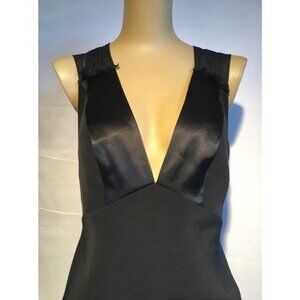 JILL JILL STUART Sigrid Criss-Cross back Black Gown 2 X-small